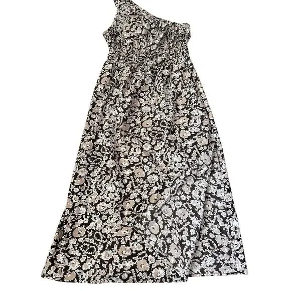 Rails Selani One Shoulder Midi Dress Russet Floral Size Large - Picture 6 of 11